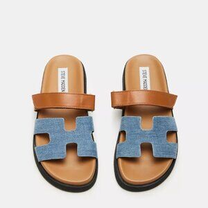 Steve Madden Mayven Sandals in Denim Multi, women's  size 5.5
